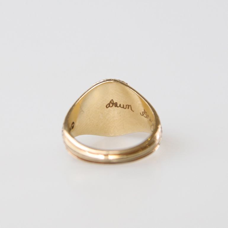 1976】10K ABERDEEN CENTRAL HIGH SCHOOL CLASS RING | VINTAGE | MATILDE