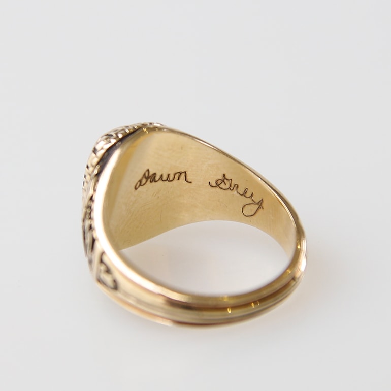 1976】10K ABERDEEN CENTRAL HIGH SCHOOL CLASS RING | VINTAGE | MATILDE