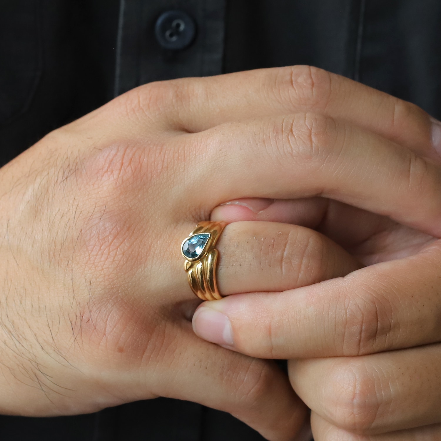 指輪 リング フランス VINTAGE】FRENCH 18K Gold Topaz Ring YG | すべての商品 | MATILDE