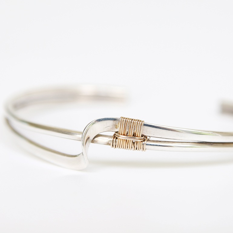 【VINTAGE】MEXICAN SILVER BANGLE