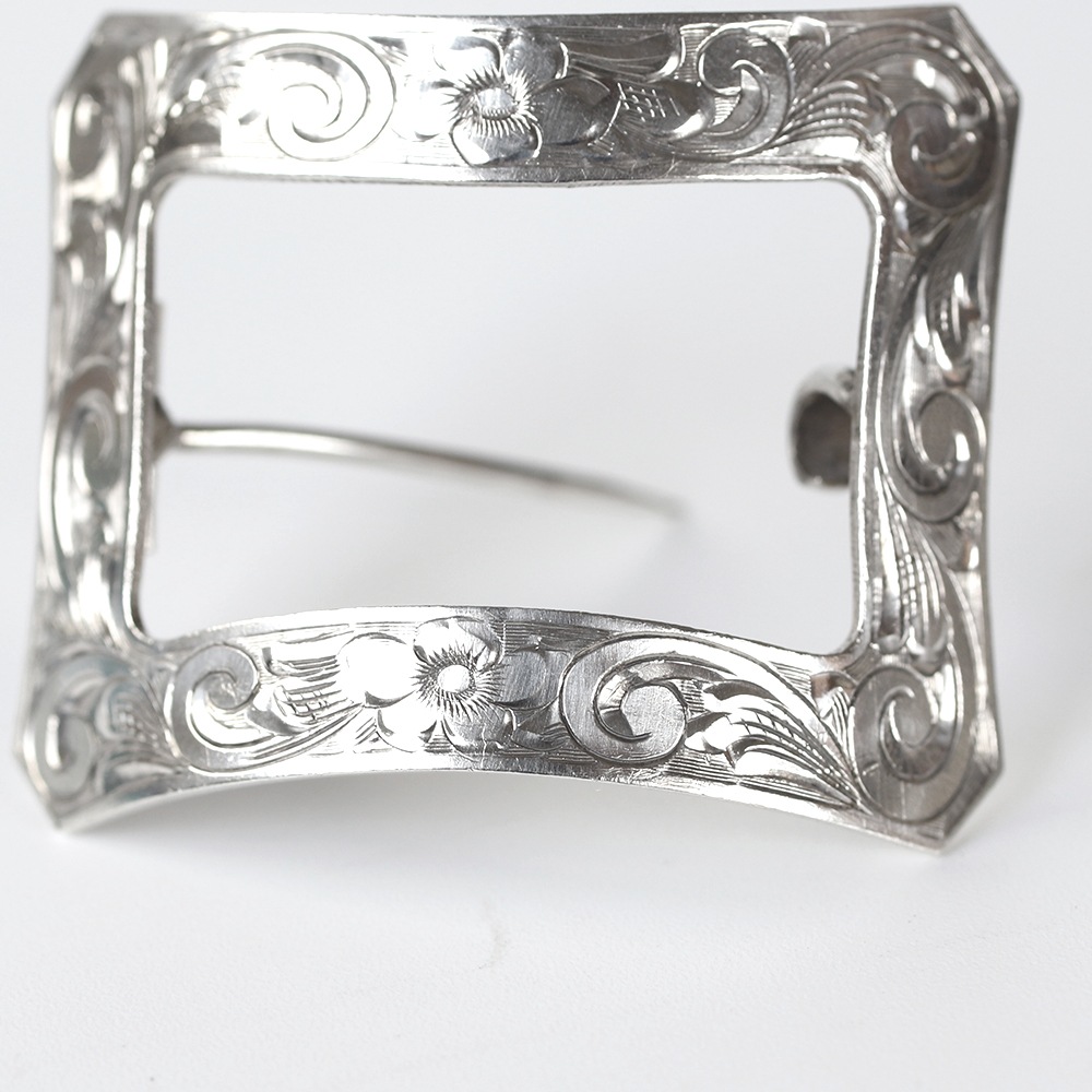 【ANTIQUE】TIFFANY&Co. Sterling Buckle Brooch