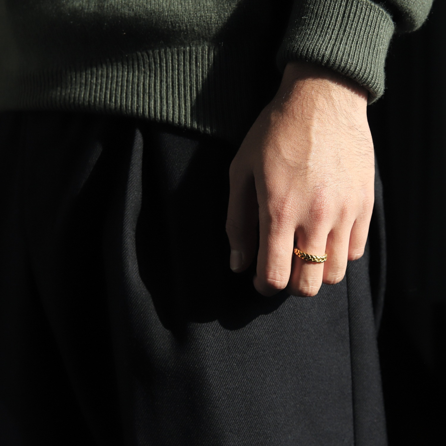 【VINTAGE】TIFFANY&Co. 18k Gold Braid Ring