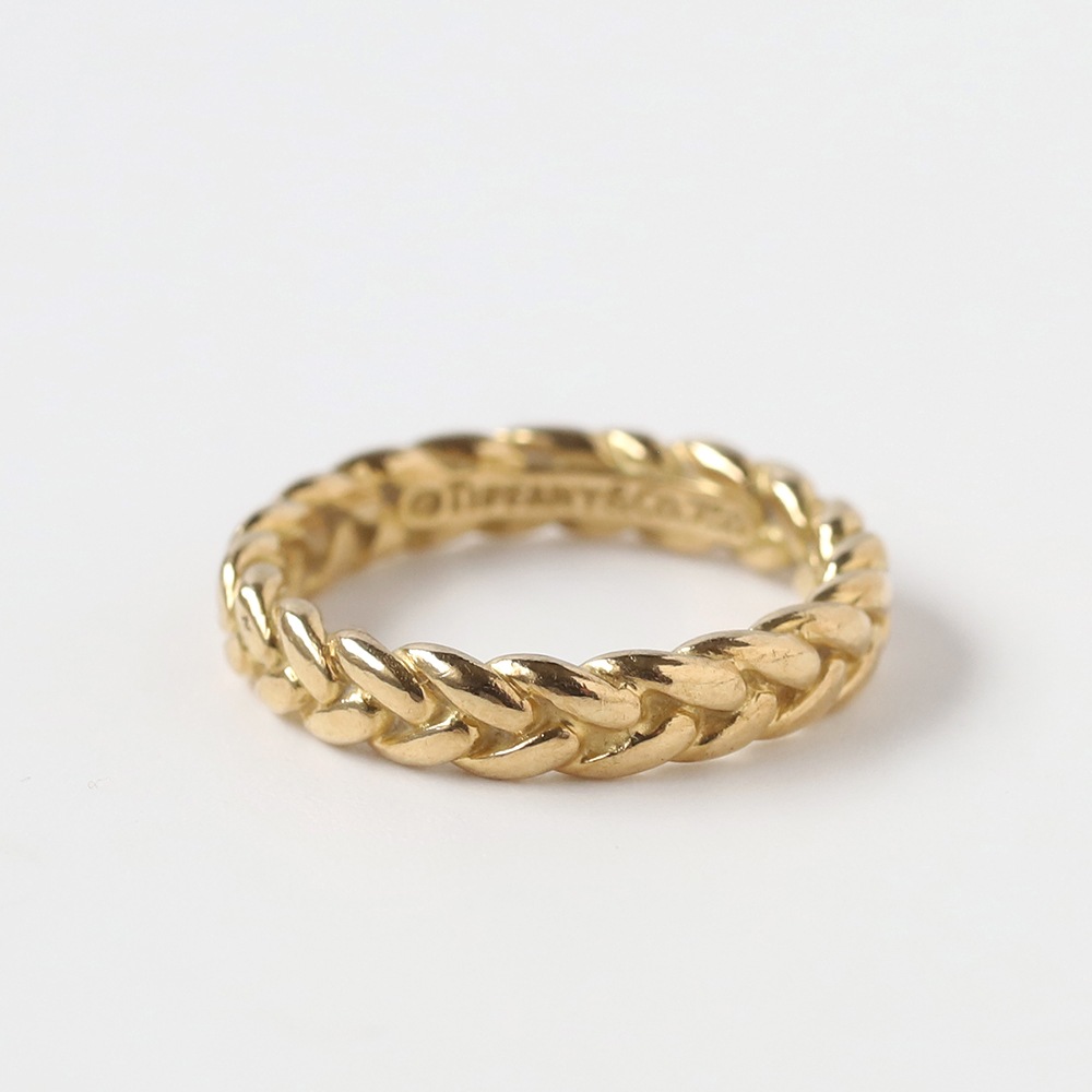 【VINTAGE】TIFFANY&Co. 18k Gold Braid Ring