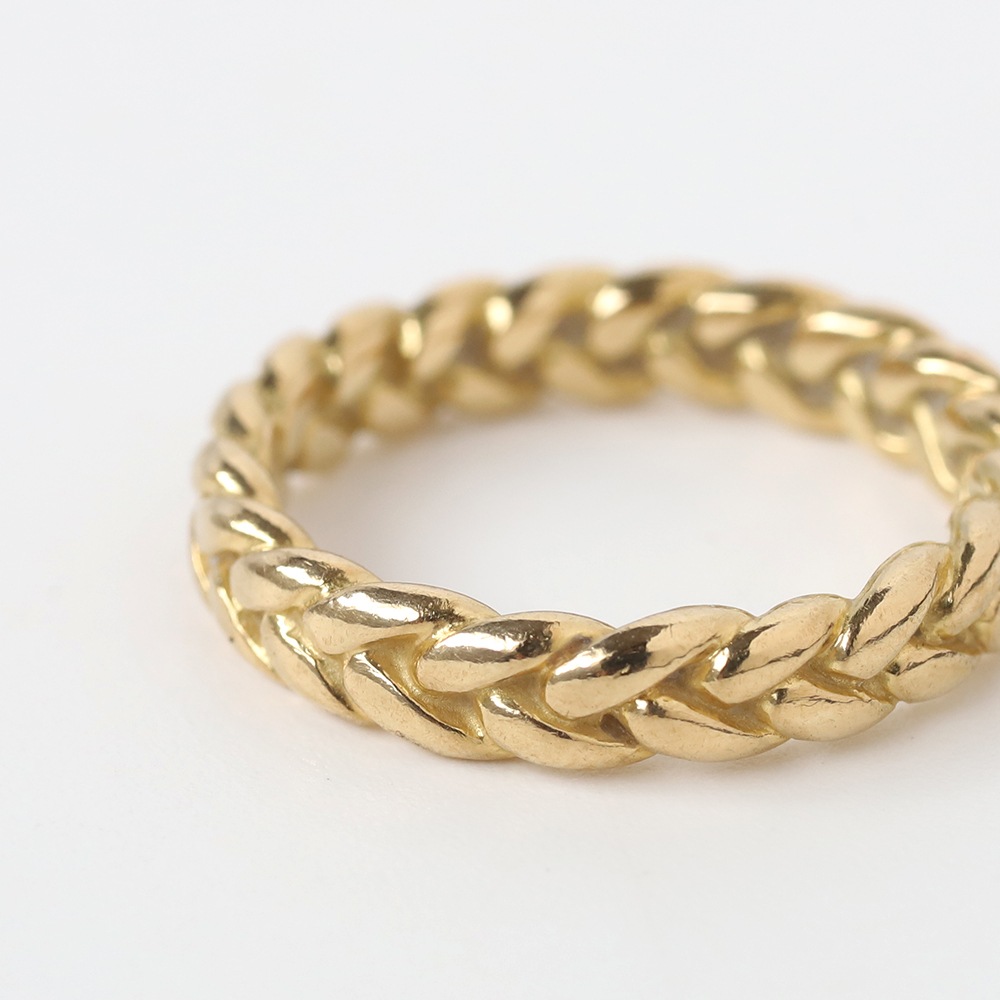 【VINTAGE】TIFFANY&Co. 18k Gold Braid Ring