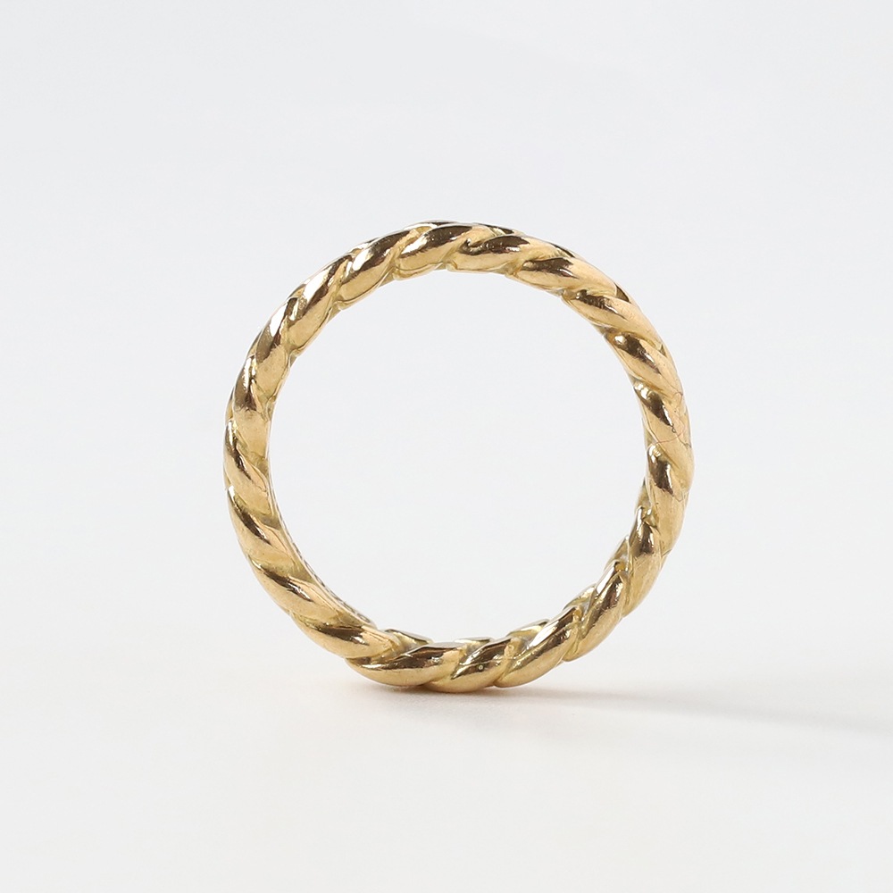 【VINTAGE】TIFFANY&Co. 18k Gold Braid Ring