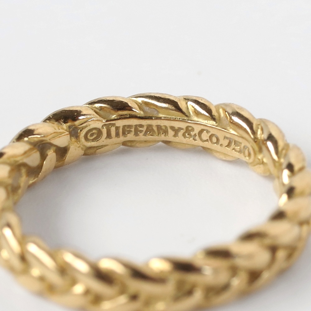 【VINTAGE】TIFFANY&Co. 18k Gold Braid Ring