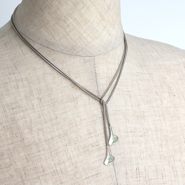 【VINTAGE】TIFFANY&Co. Lariat Long Necklace