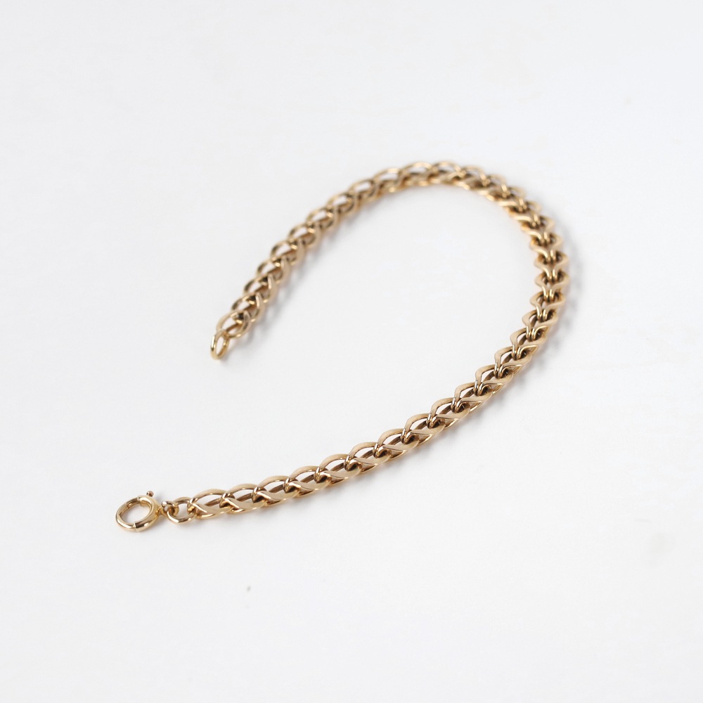 【VINTAGE】TIFFANY&Co. 14k Gold Chain Link Bracelet