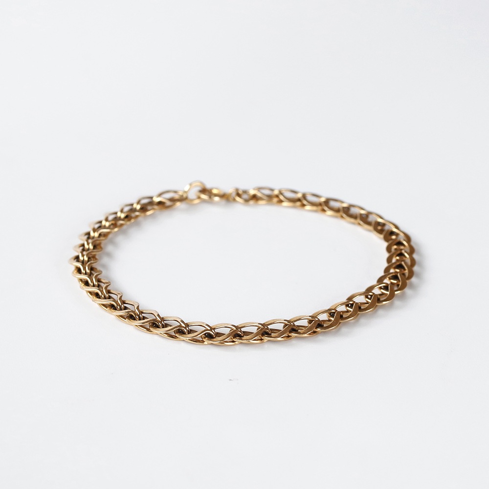 【VINTAGE】TIFFANY&Co. 14k Gold Chain Link Bracelet