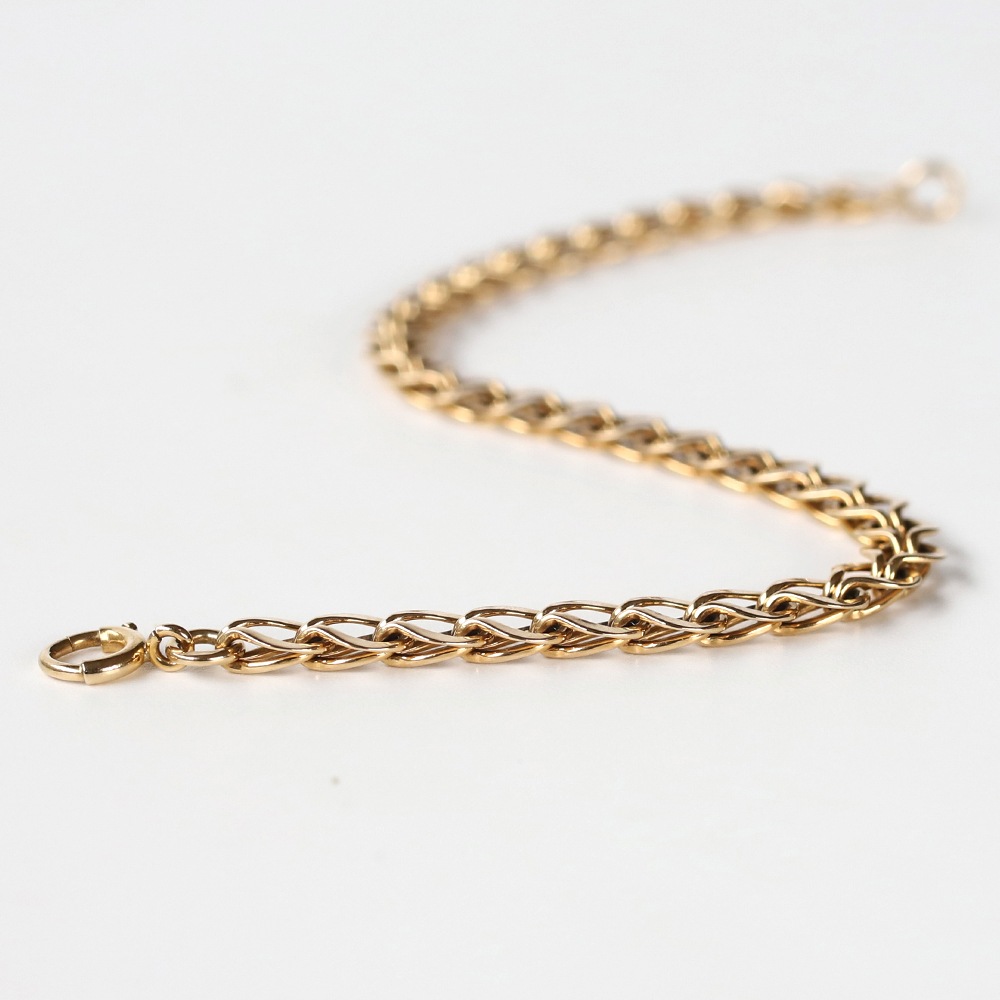 【VINTAGE】TIFFANY&Co. 14k Gold Chain Link Bracelet