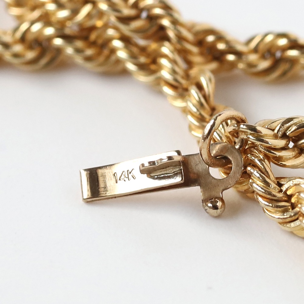 【VINTAGE】TIFFANY&Co. 14k Gold Twist Bracelet
