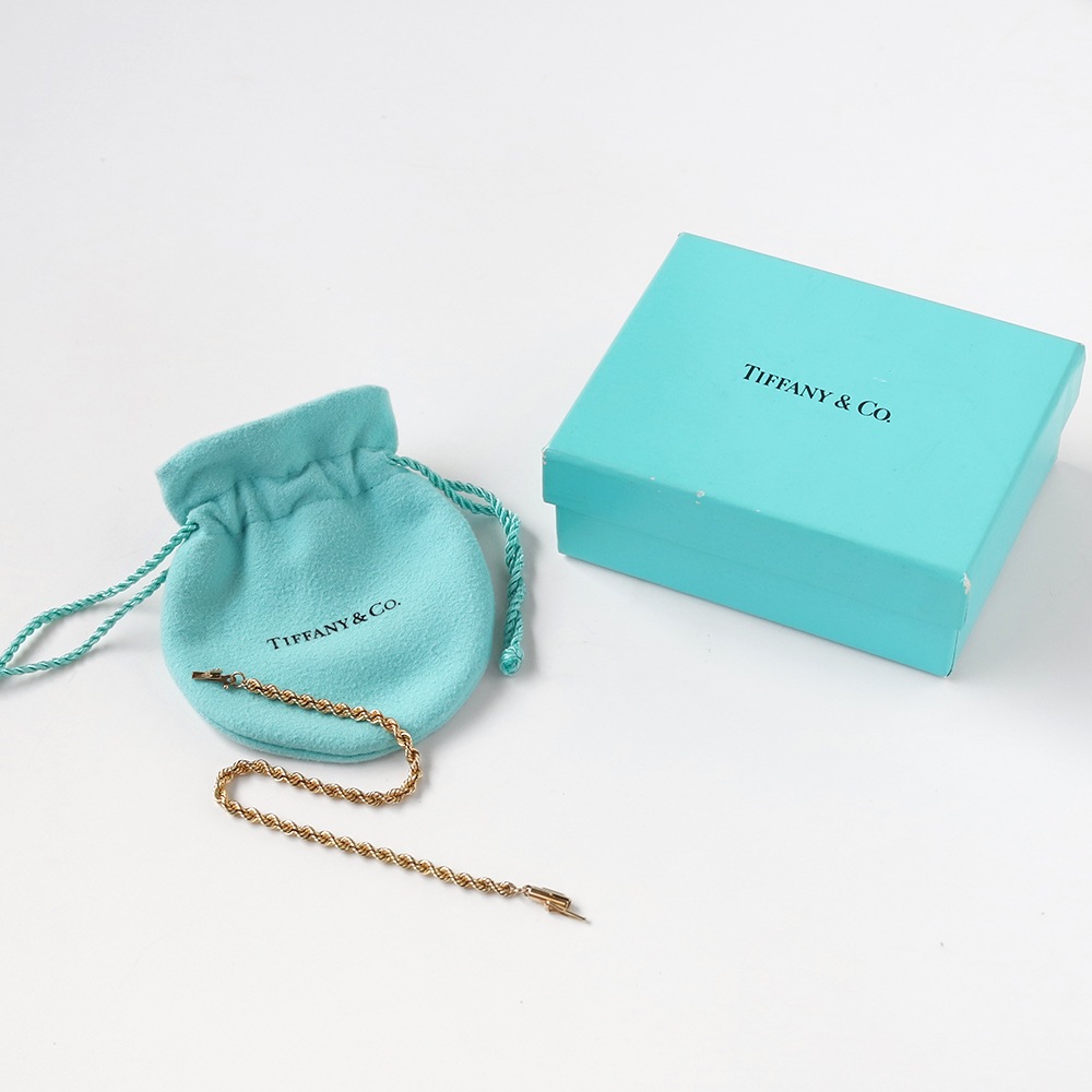 【VINTAGE】TIFFANY&Co. 14k Gold Twist Bracelet