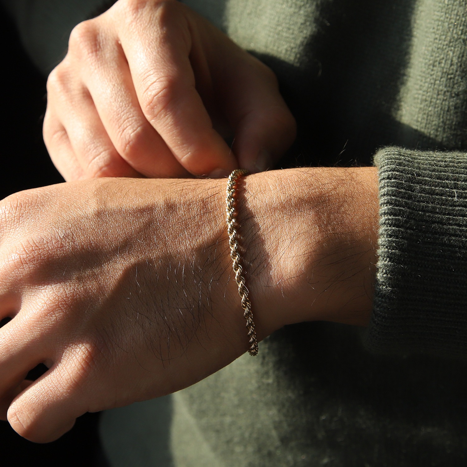 【VINTAGE】TIFFANY&Co. 14k Gold Twist Bracelet