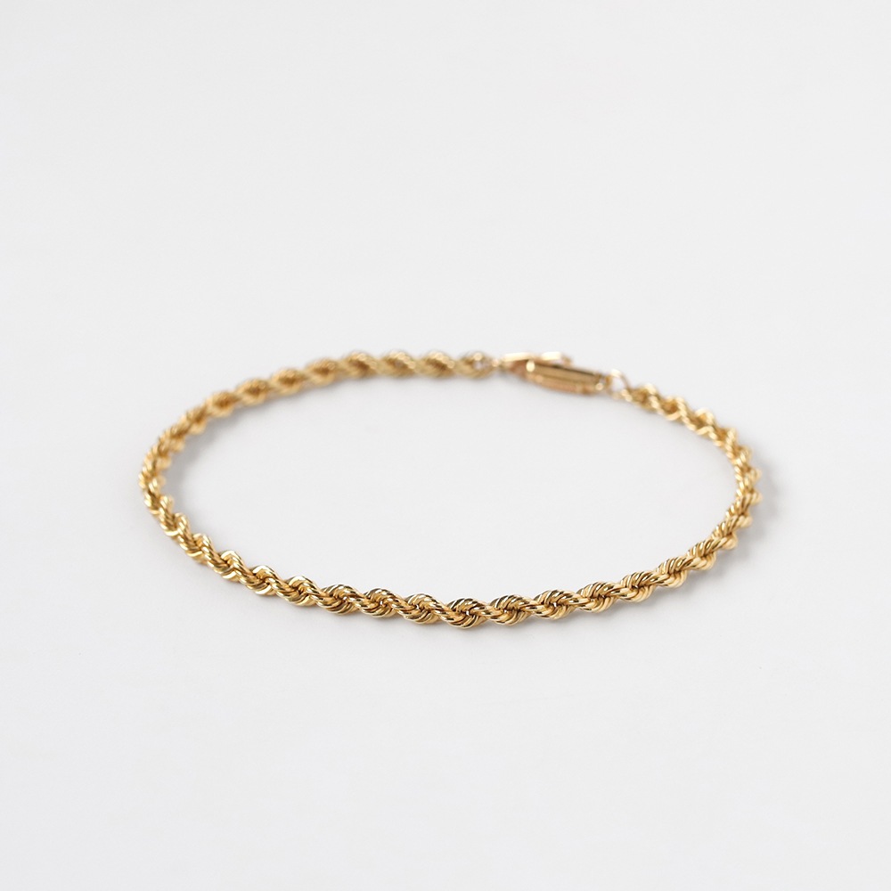 【VINTAGE】TIFFANY&Co. 14k Gold Twist Bracelet