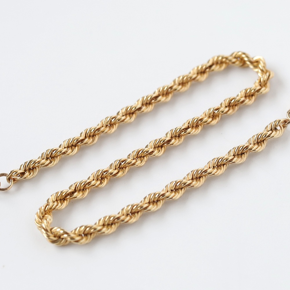 【VINTAGE】TIFFANY&Co. 14k Gold Twist Bracelet
