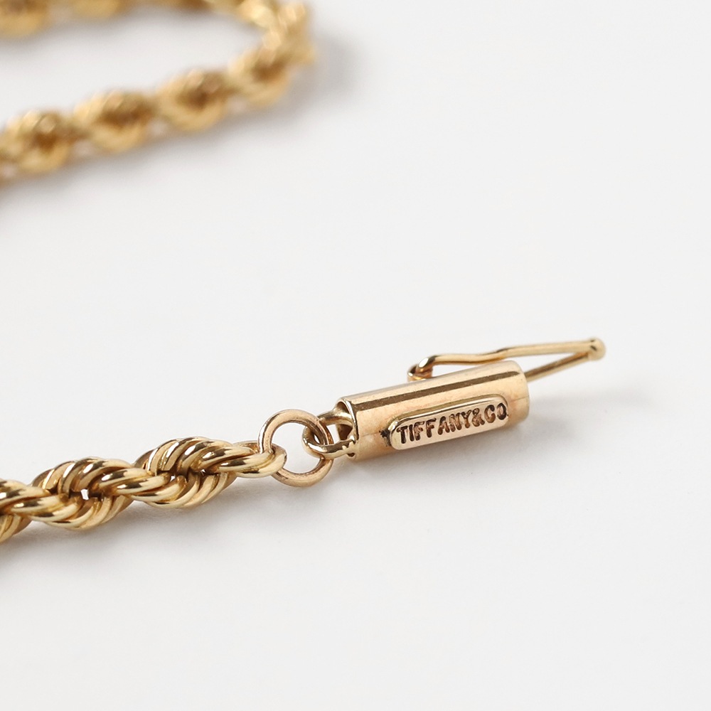 【VINTAGE】TIFFANY&Co. 14k Gold Twist Bracelet