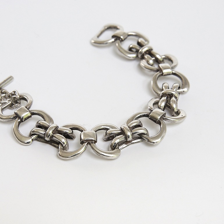 【VINTAGE】GUCCI Horsebit Link Bracelet