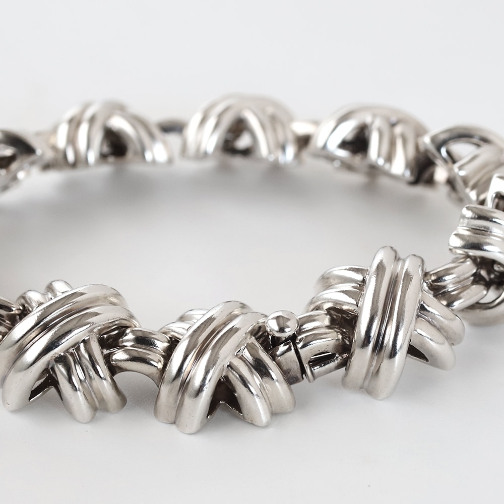 1990】TIFFANY&Co. Signature Link Bracelet | VINTAGE | MATILDE