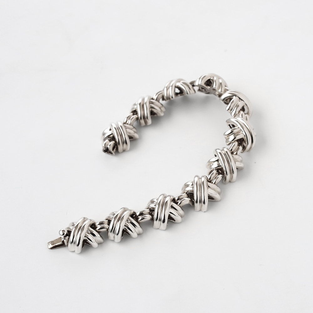 1990】TIFFANY&Co. Signature Link Bracelet | VINTAGE | MATILDE