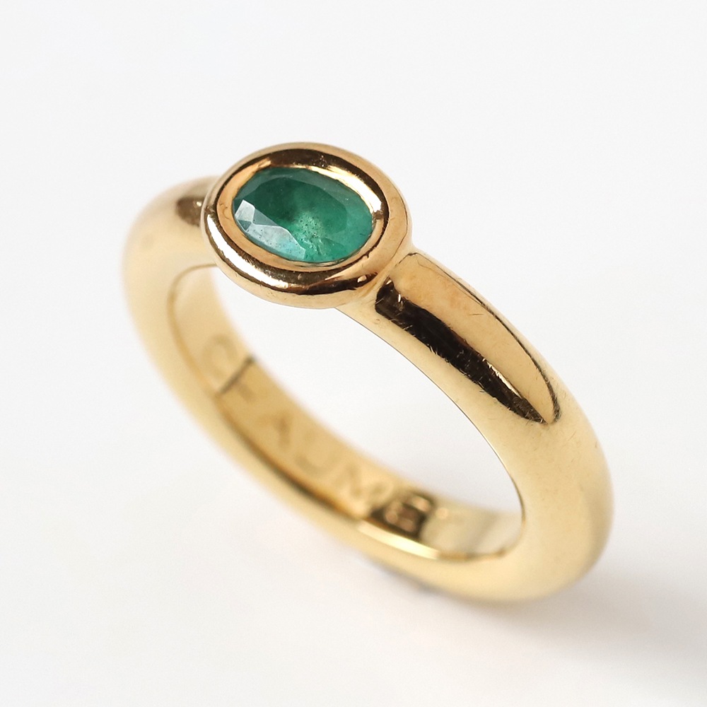 【VINTAGE】CHAUMET Anneau Emerald Ring