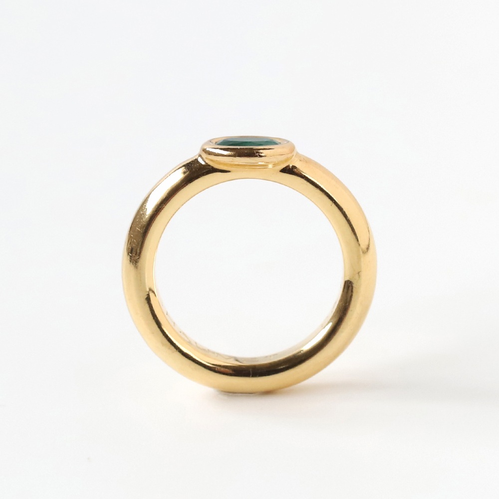 【VINTAGE】CHAUMET Anneau Emerald Ring