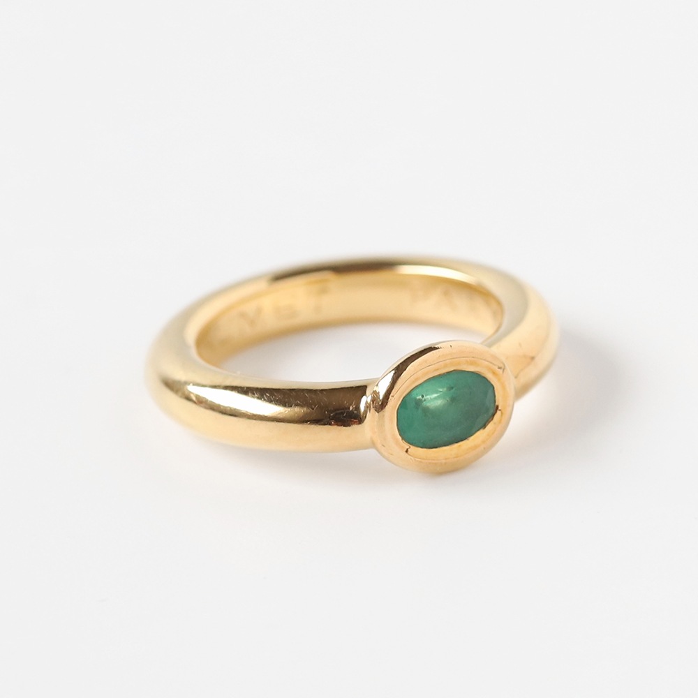 【VINTAGE】CHAUMET Anneau Emerald Ring