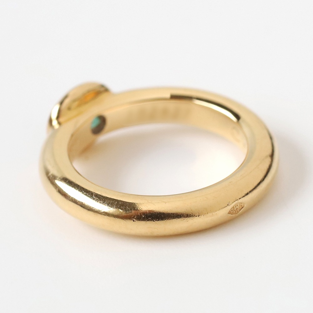 【VINTAGE】CHAUMET Anneau Emerald Ring