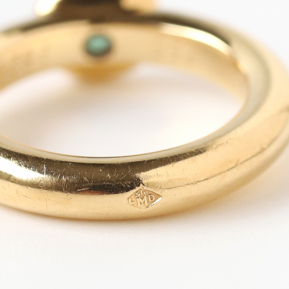 【VINTAGE】CHAUMET Anneau Emerald Ring