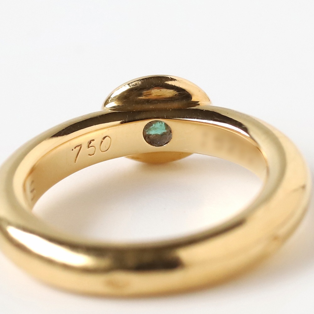 【VINTAGE】CHAUMET Anneau Emerald Ring