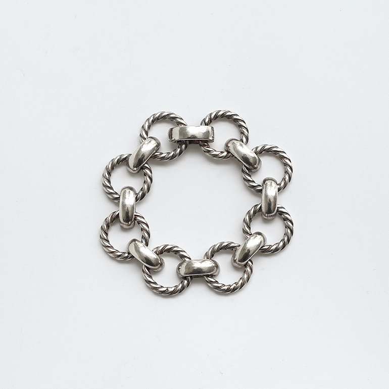 【1990s】TIFFANY&Co. Twist Round Link Bracelet