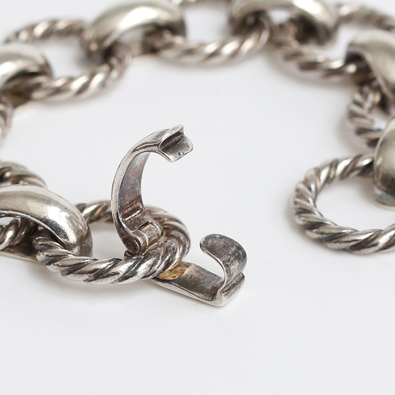 【1990s】TIFFANY&Co. Twist Round Link Bracelet
