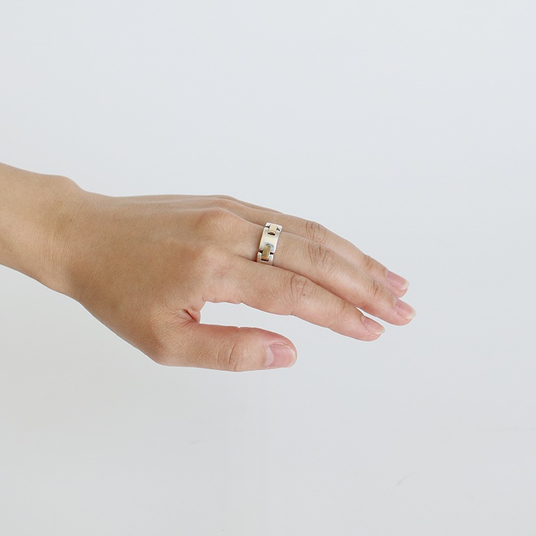 【1980s】TIFFANY&Co. SQUAE LINK RING