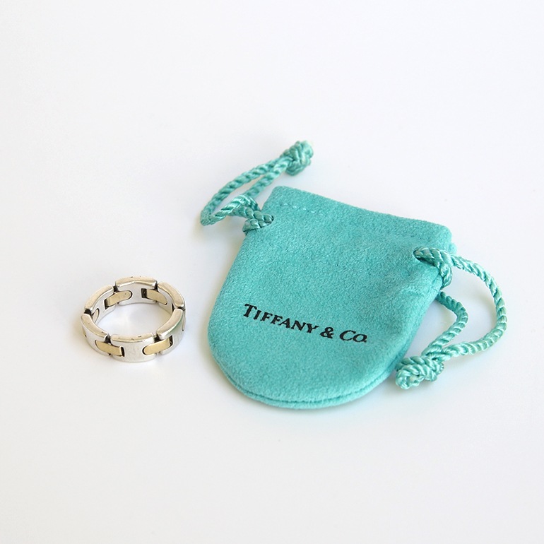 【1980s】TIFFANY&Co. SQUAE LINK RING