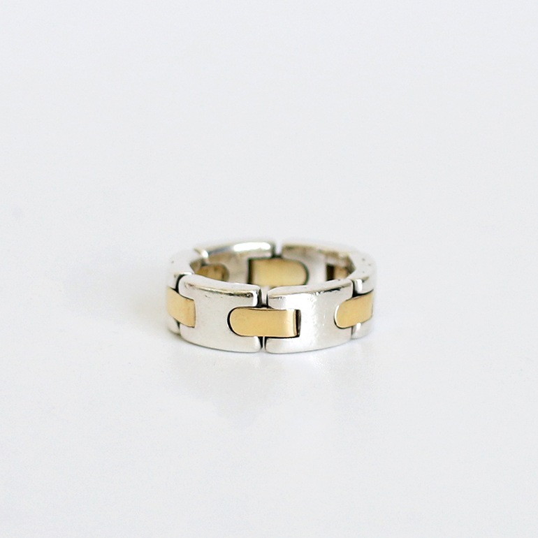 【1980s】TIFFANY&Co. SQUAE LINK RING