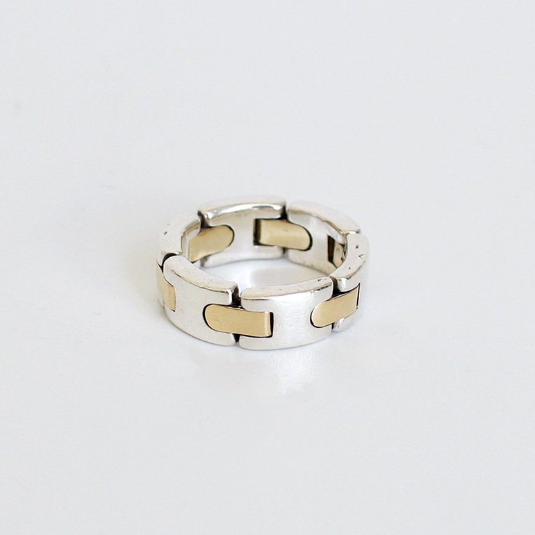 【1980s】TIFFANY&Co. SQUAE LINK RING