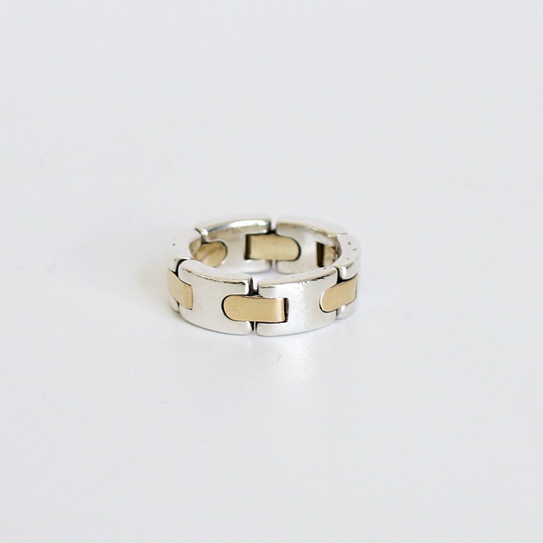 【1980s】TIFFANY&Co. SQUAE LINK RING