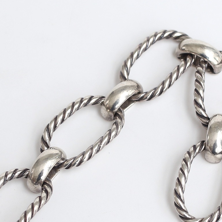 【VINTAGE】TIFFANY&Co. Twist Rope Bracelet（oval）