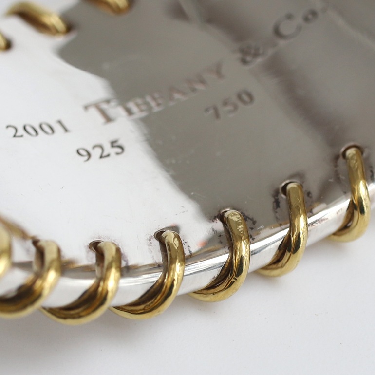【2001】TIFFANY&Co. Gold Stitch Wide Cuff