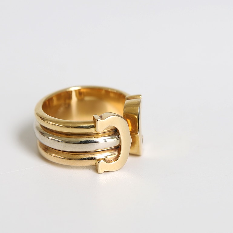 「新品」 Cartier リング 刻印あり Cartier - Cartier 0.90ct 刻印あり、婚約指輪 size6〜7の通販