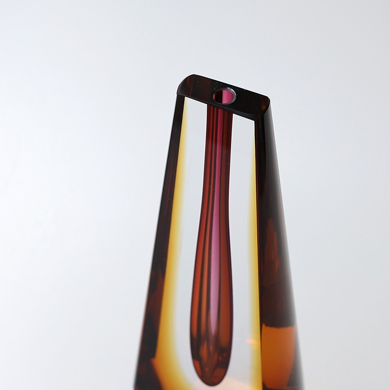 【VINTAGE】Pavel Hlava Art Glass Vase