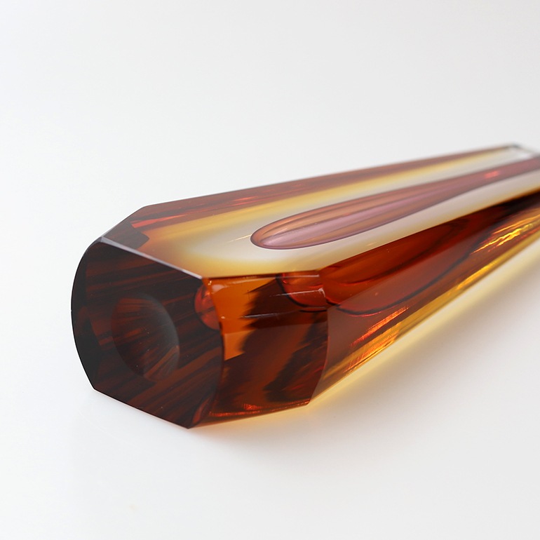 【VINTAGE】Pavel Hlava Art Glass Vase