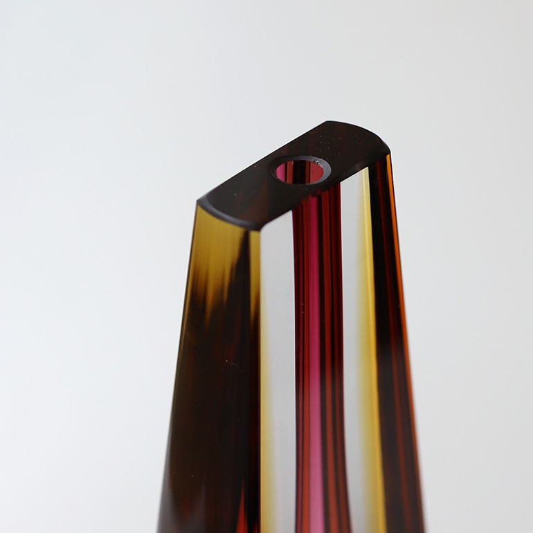 【VINTAGE】Pavel Hlava Art Glass Vase