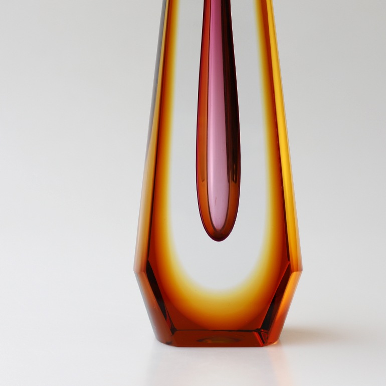 【VINTAGE】Pavel Hlava Art Glass Vase