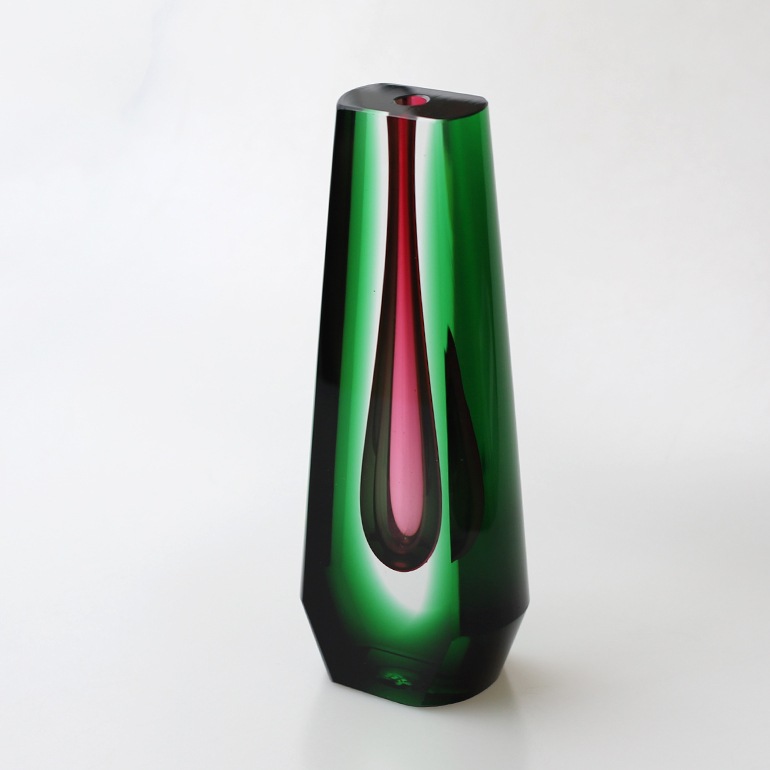 【VINTAGE】Pavel Hlava Art Glass Vase