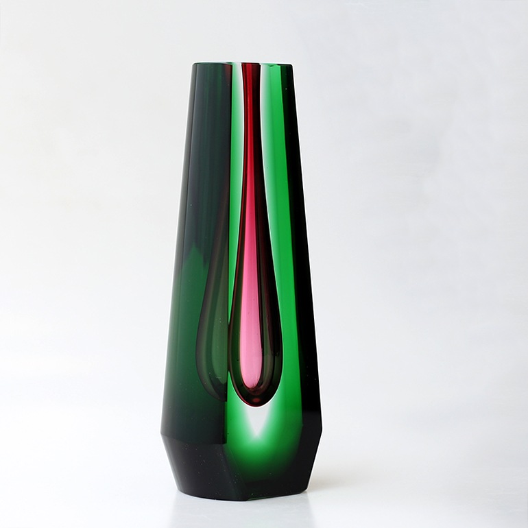 【VINTAGE】Pavel Hlava Art Glass Vase