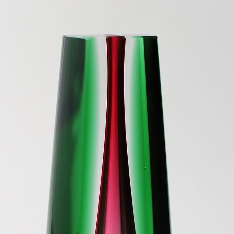 【VINTAGE】Pavel Hlava Art Glass Vase