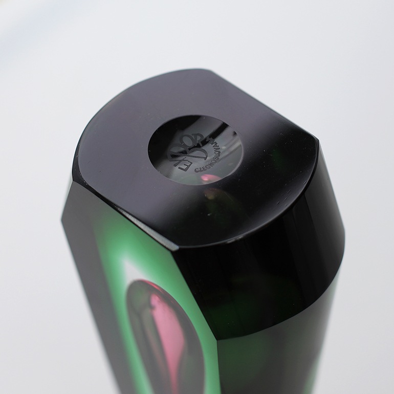 【VINTAGE】Pavel Hlava Art Glass Vase