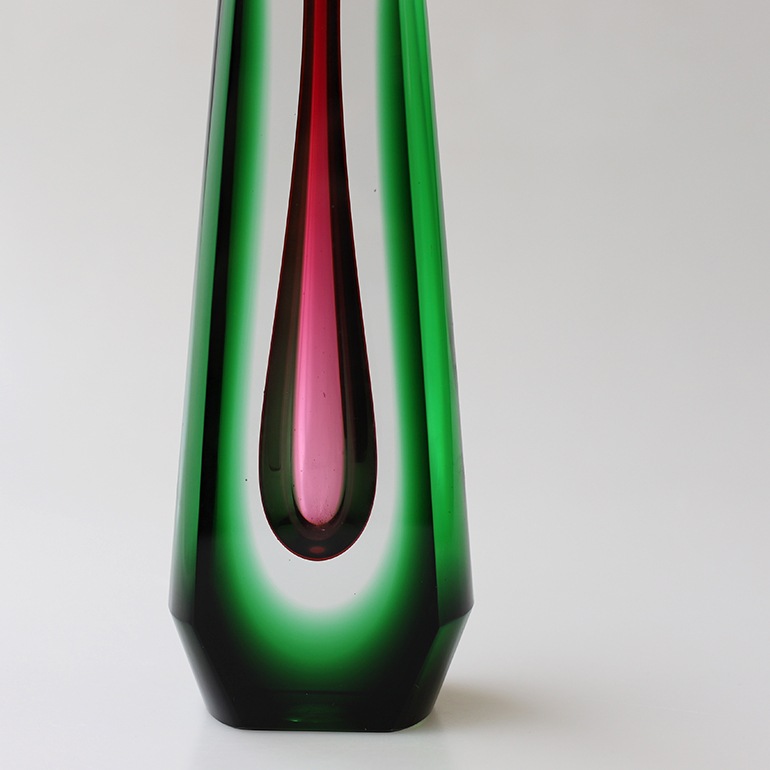 【VINTAGE】Pavel Hlava Art Glass Vase