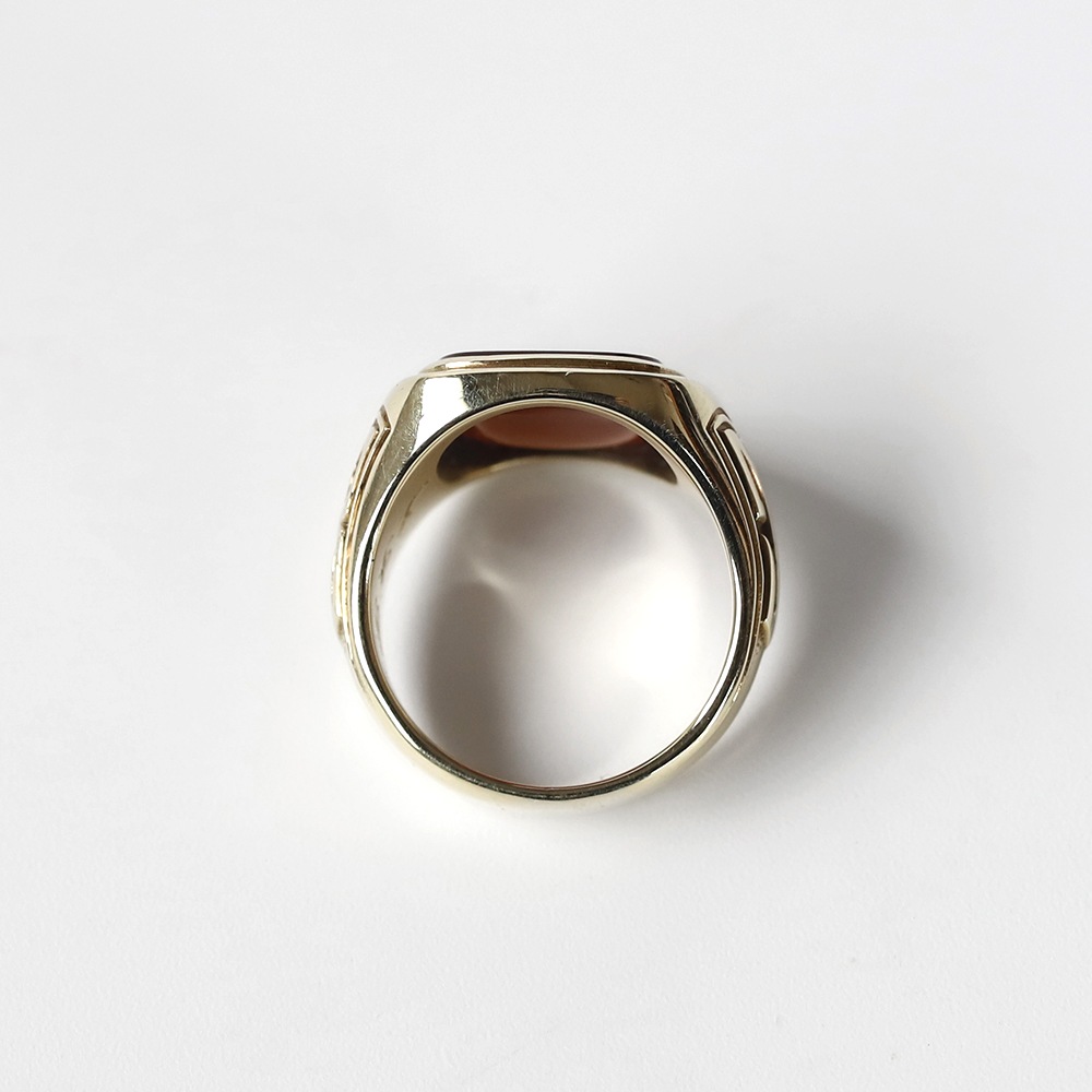 【1933】TIFFANY&Co.<br>14k Gold Carnelian Signet Ring