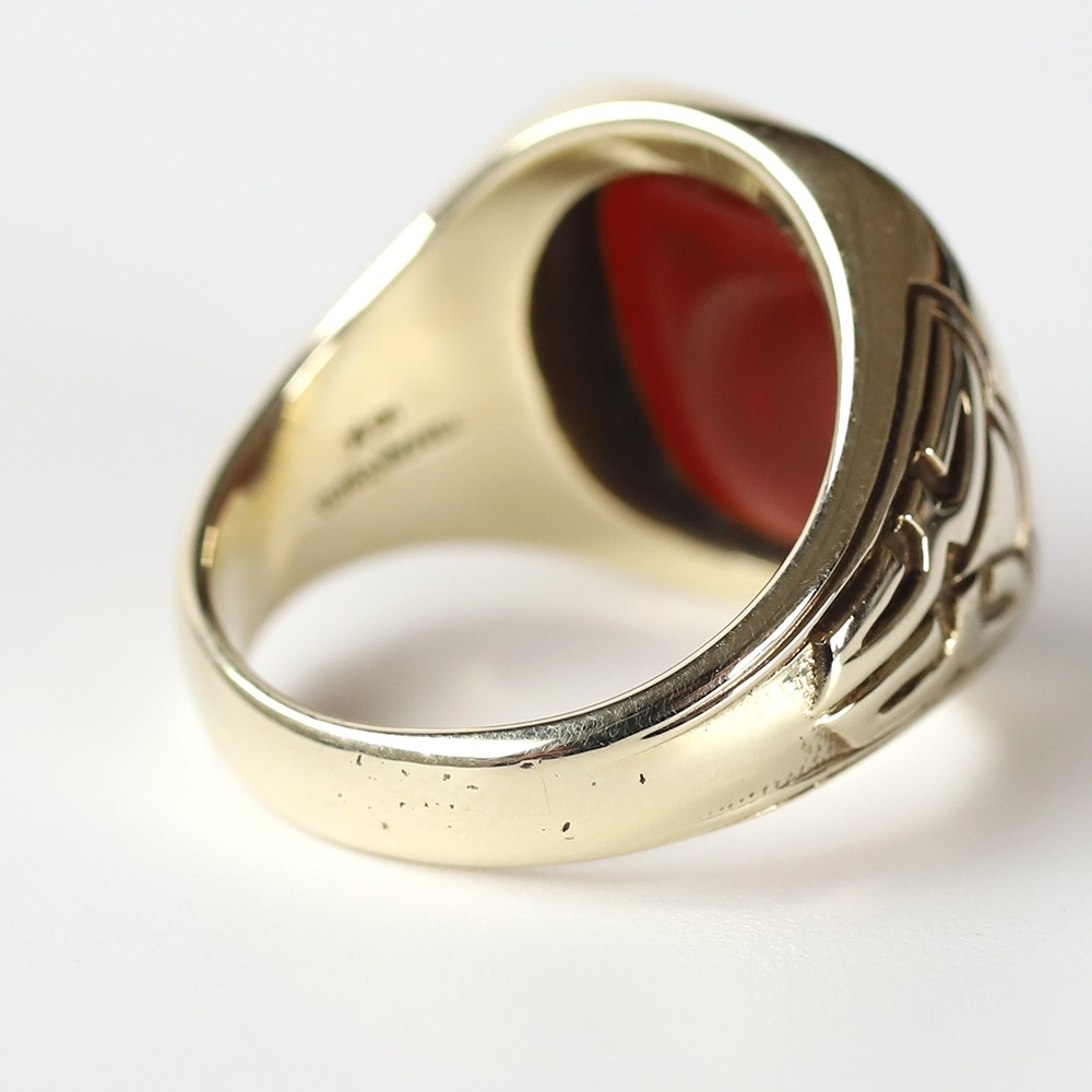 【1933】TIFFANY&Co.<br>14k Gold Carnelian Signet Ring
